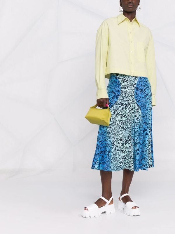 Waves of Colour (Blue) - Silk
