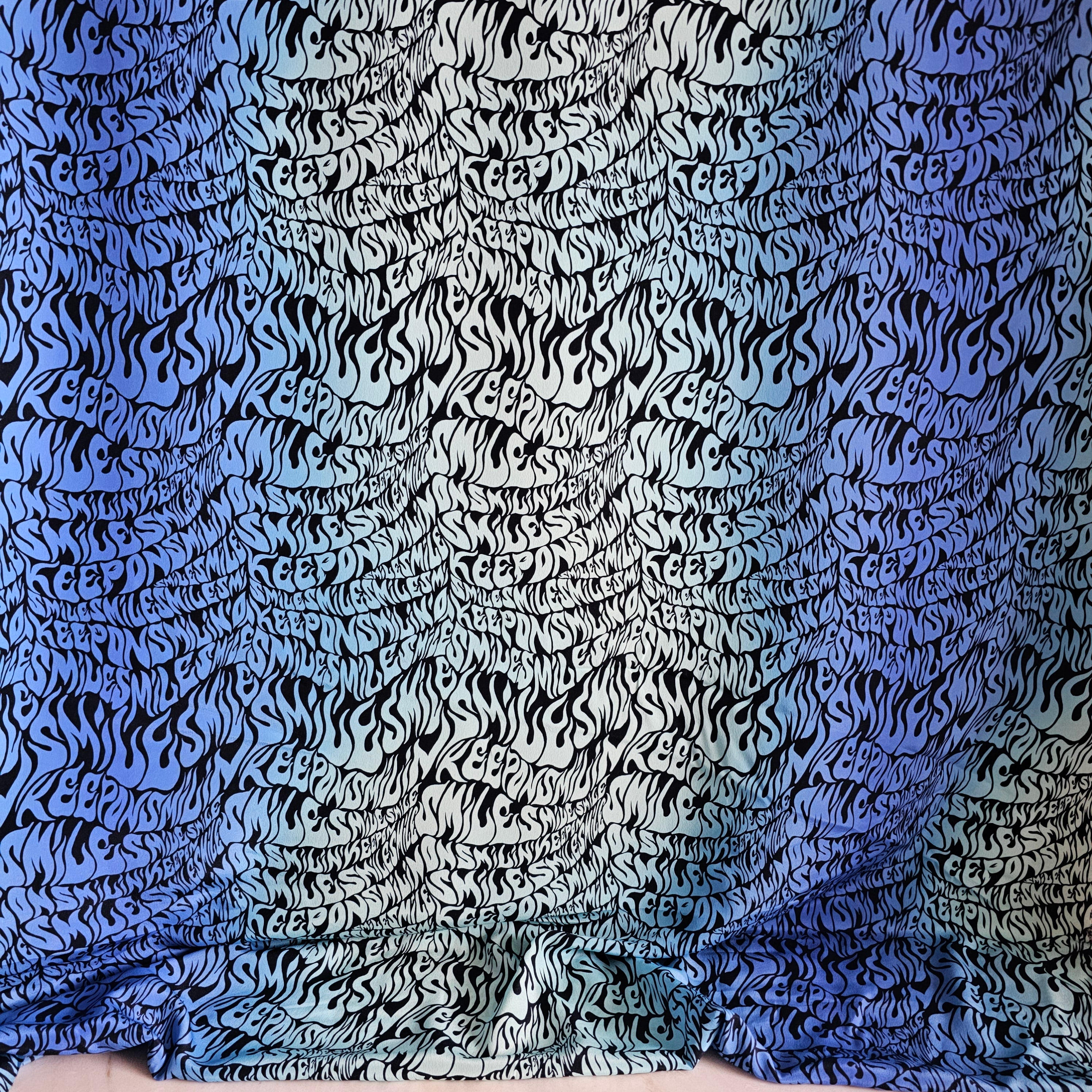 Waves of Colour (Blue) - Silk