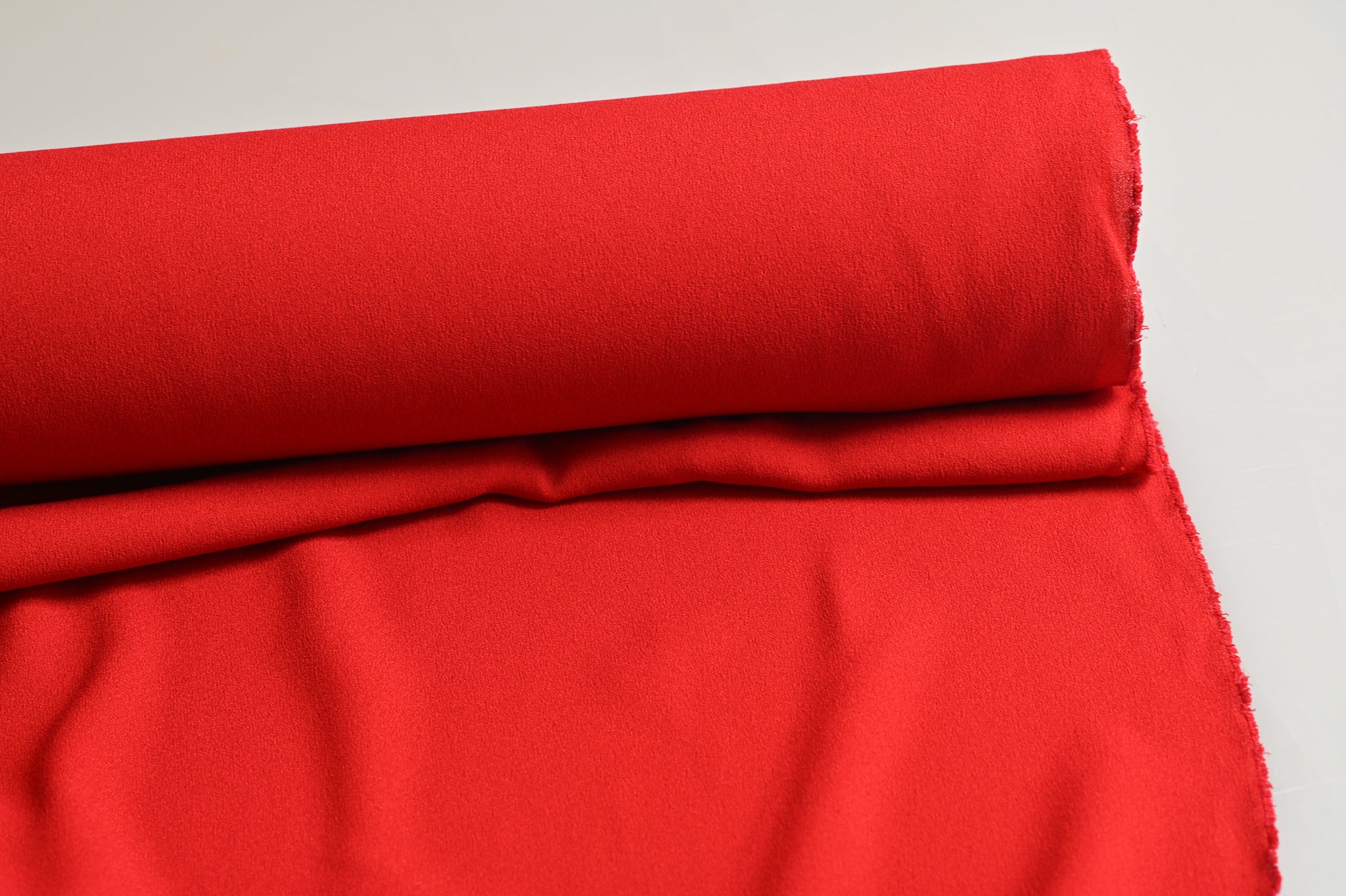 Red of My Heart - Silk Viscose Crepe