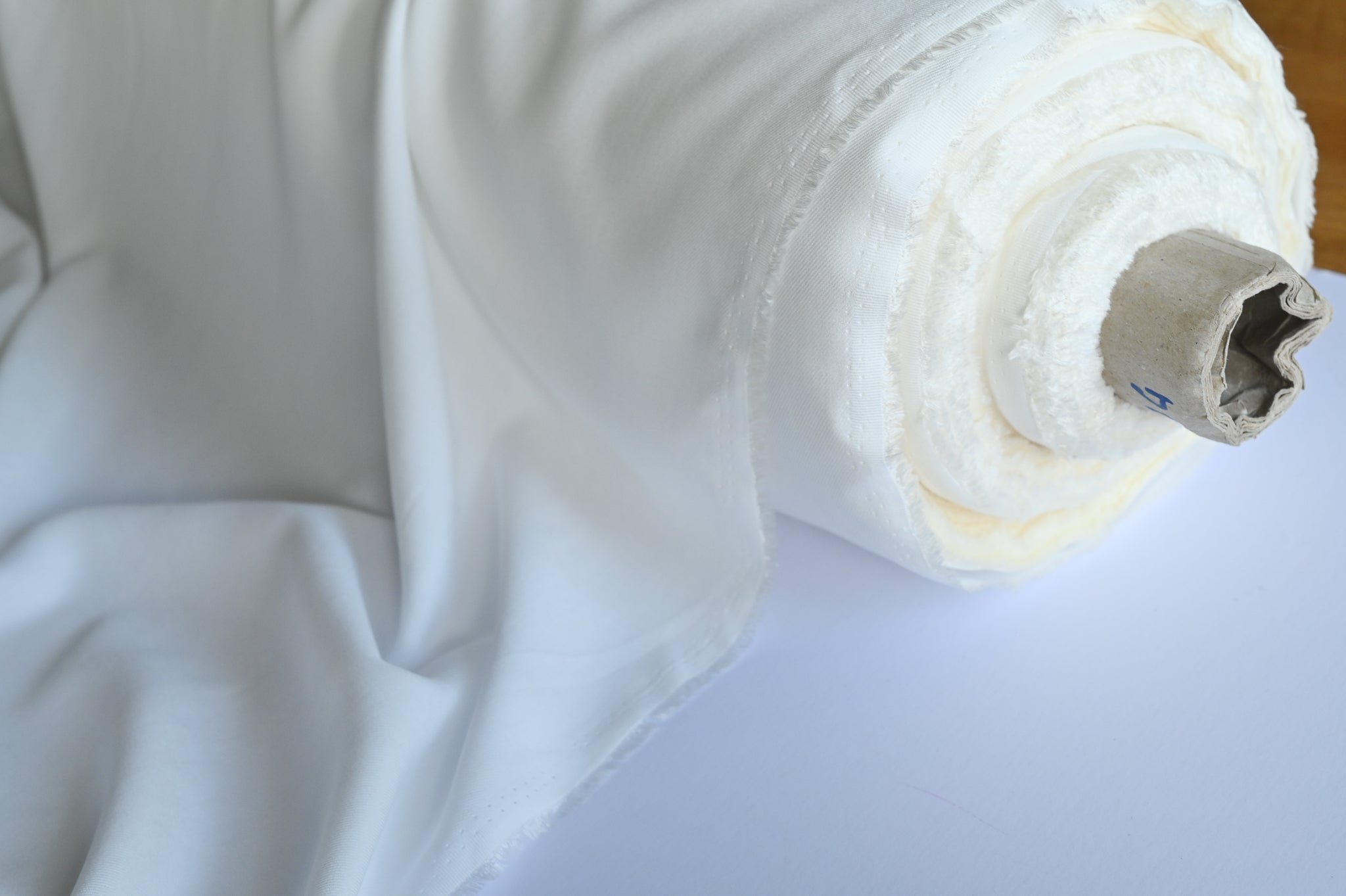 Swimming In A Sea Of White - Viscose Twill