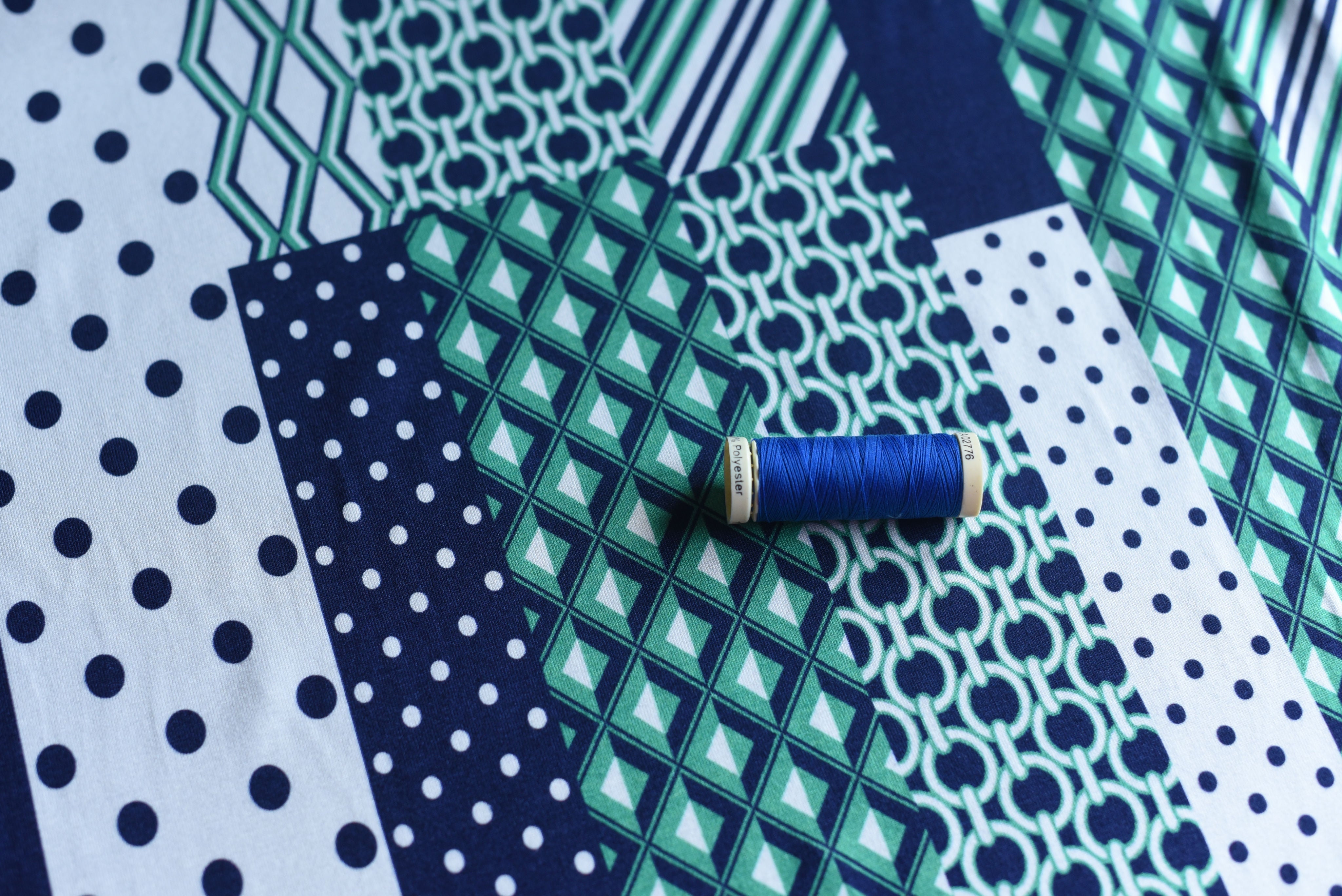 Assemble the Shapes-  Viscose - Selvedge and Bolts