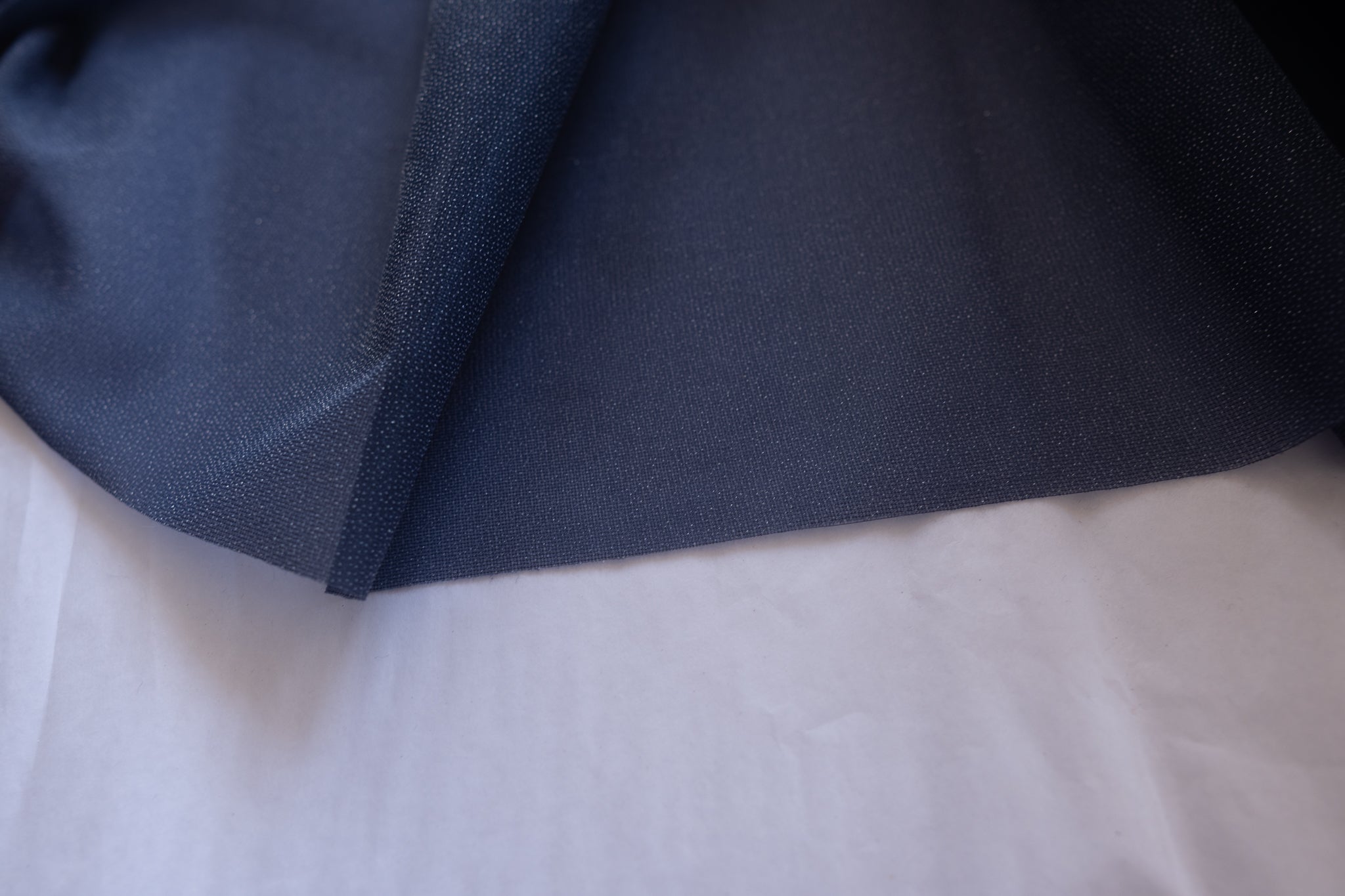 I Will Stick With You For Eternity - (Navy Peony) Fusible Interfacing