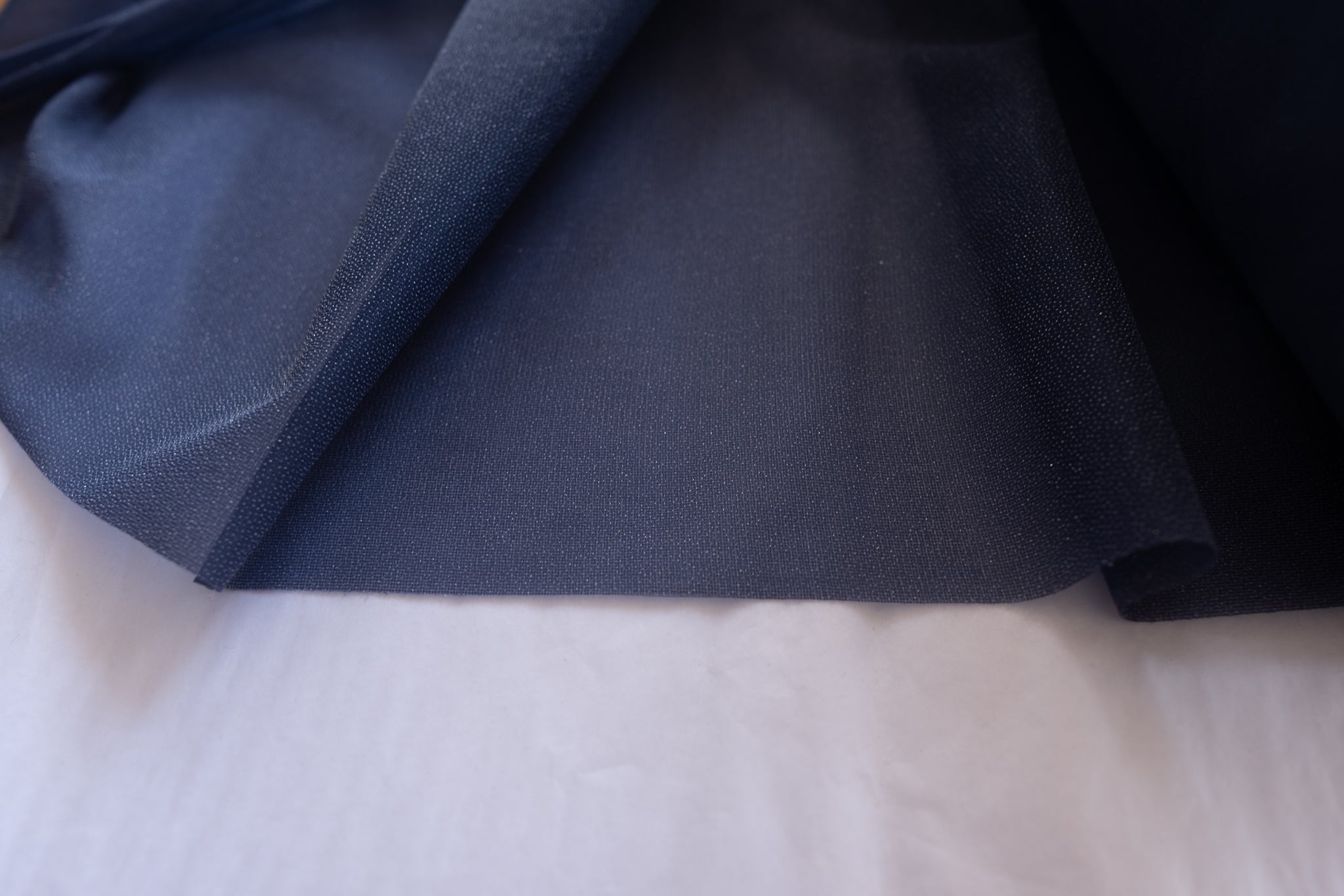 I Will Stick With You For Eternity - (Navy Peony) Fusible Interfacing