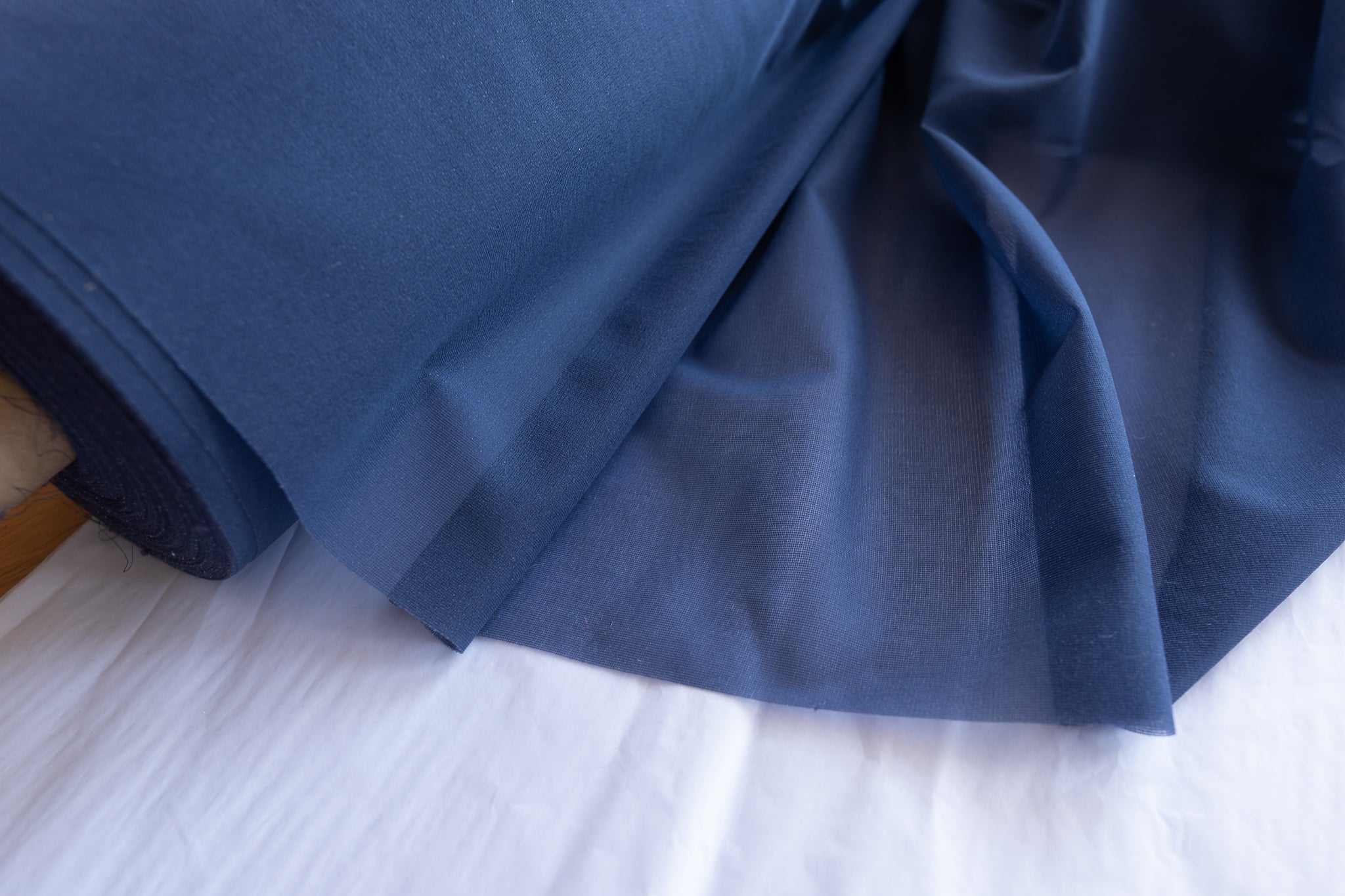 I Will Stick With You For Eternity - (Navy Peony) Fusible Interfacing