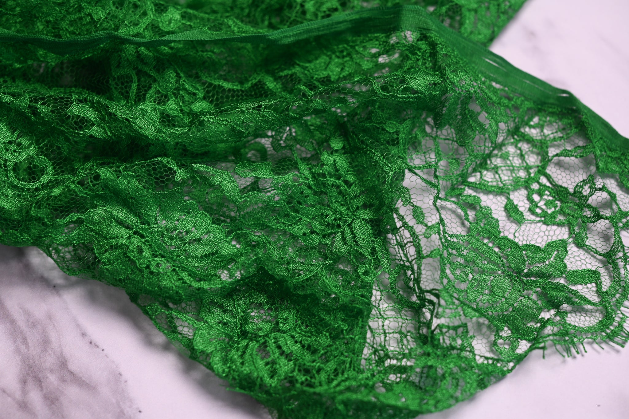 French Delicate Beauty (Green) - Viscose Polyamide