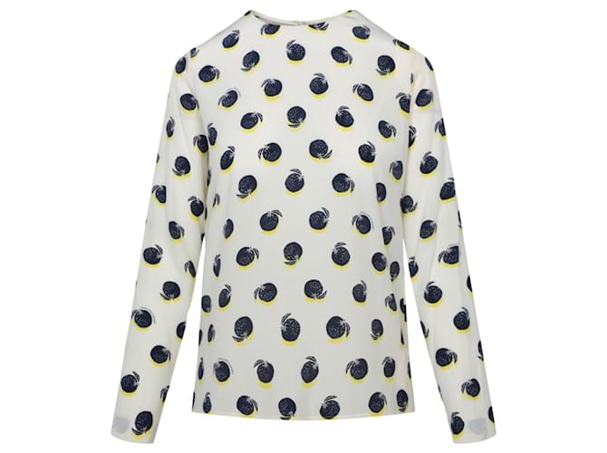 REMNANT - Hey Satsuma (White) - Silk (85cm at £30)