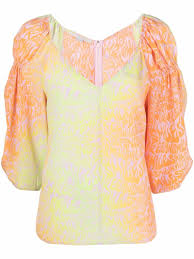 Waves of Colour (Orange) - Silk