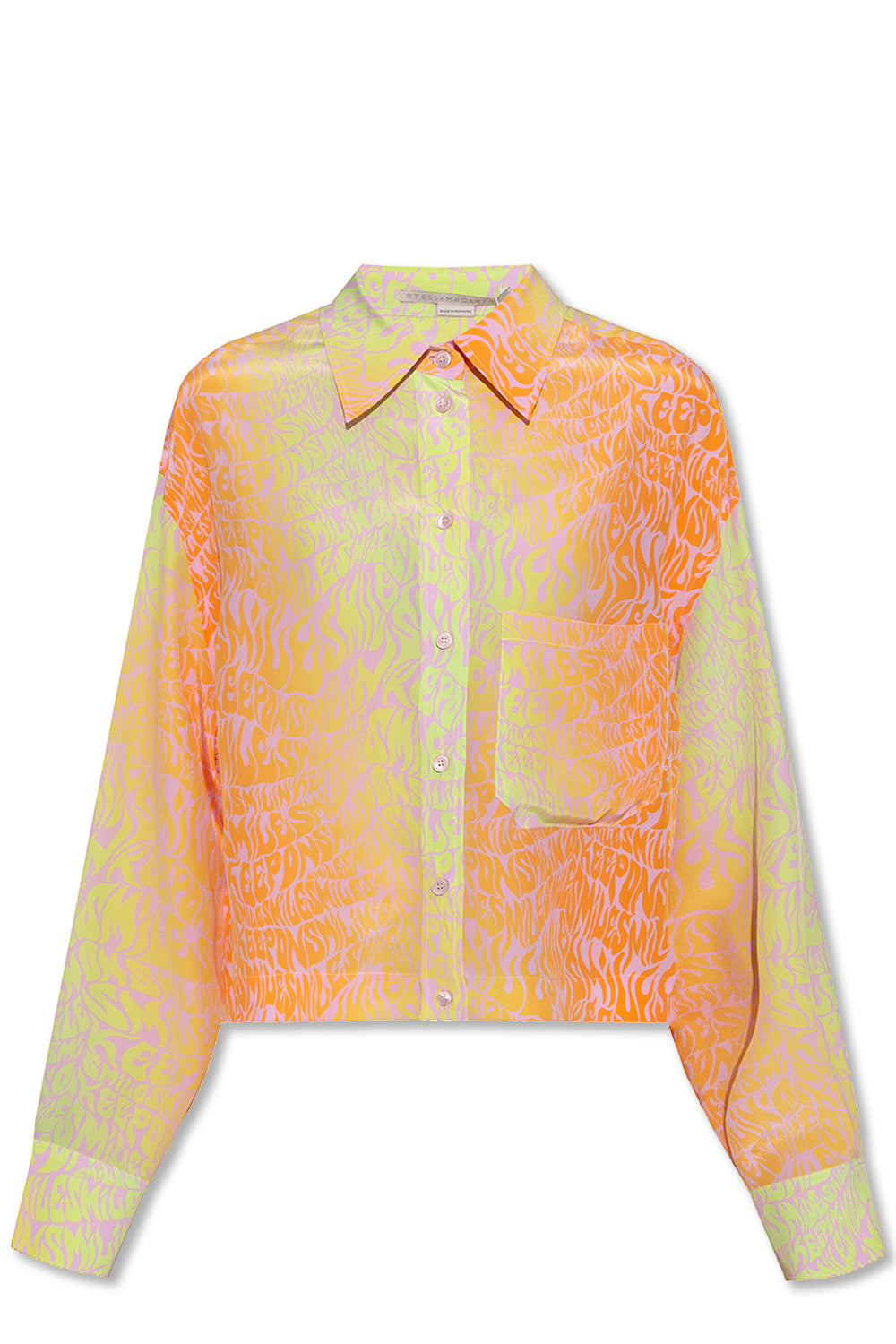 Waves of Colour (Orange) - Silk