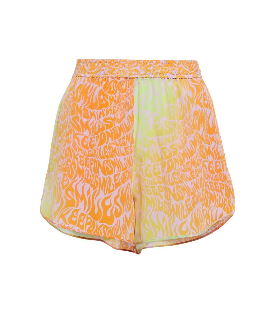 Waves of Colour (Orange) - Silk