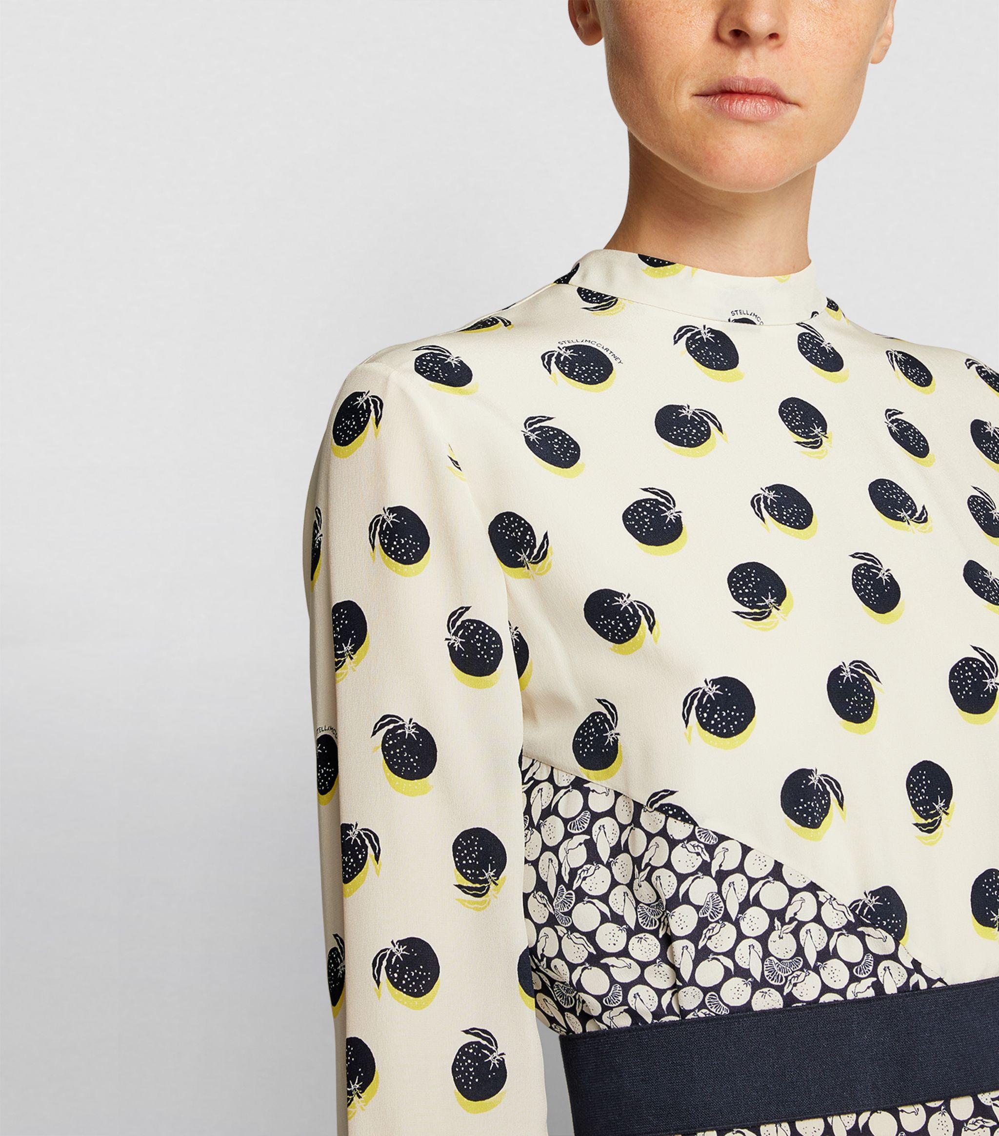 REMNANT - Hey Satsuma (White) - Silk (85cm at £30)