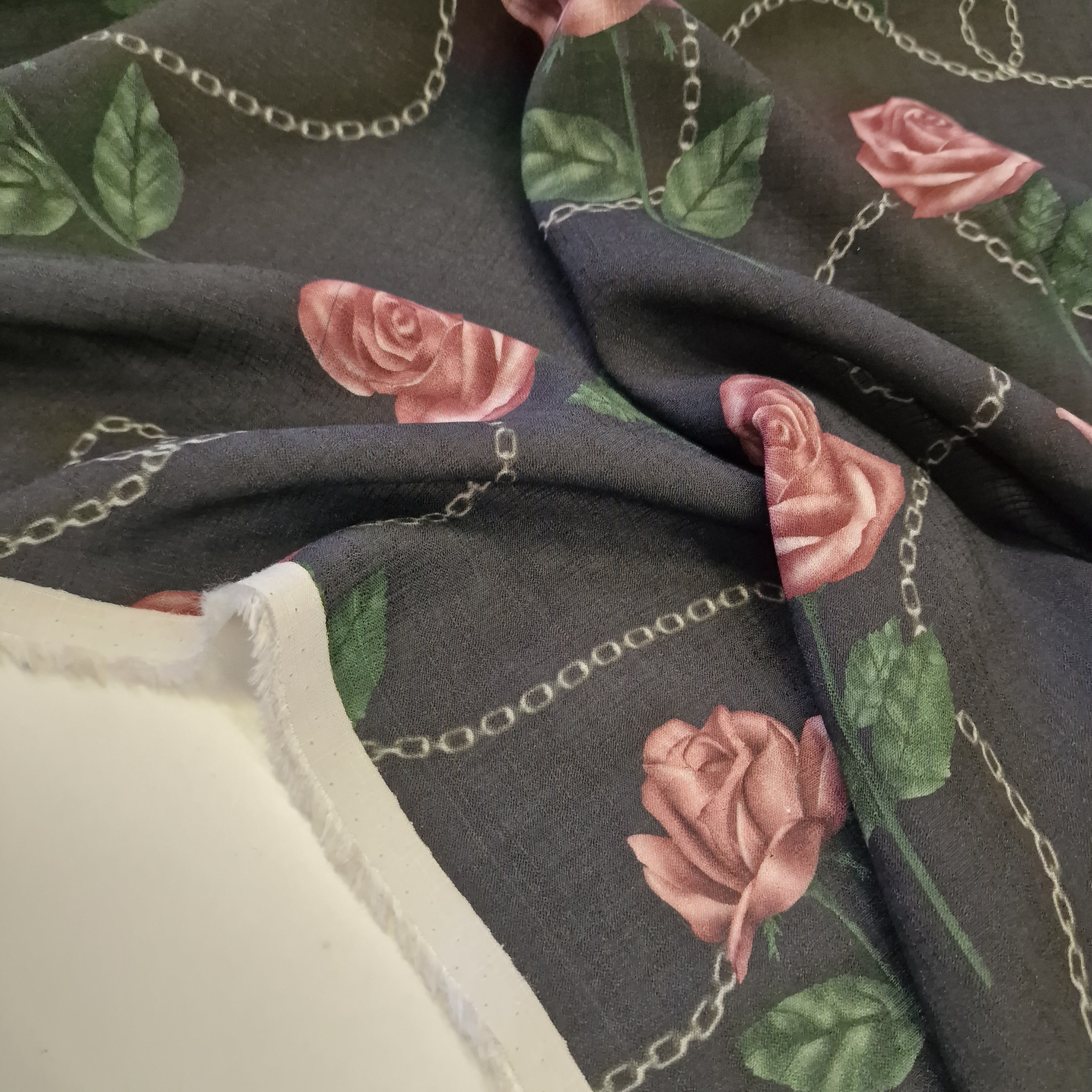 March of The Roses (Pink) - Viscose