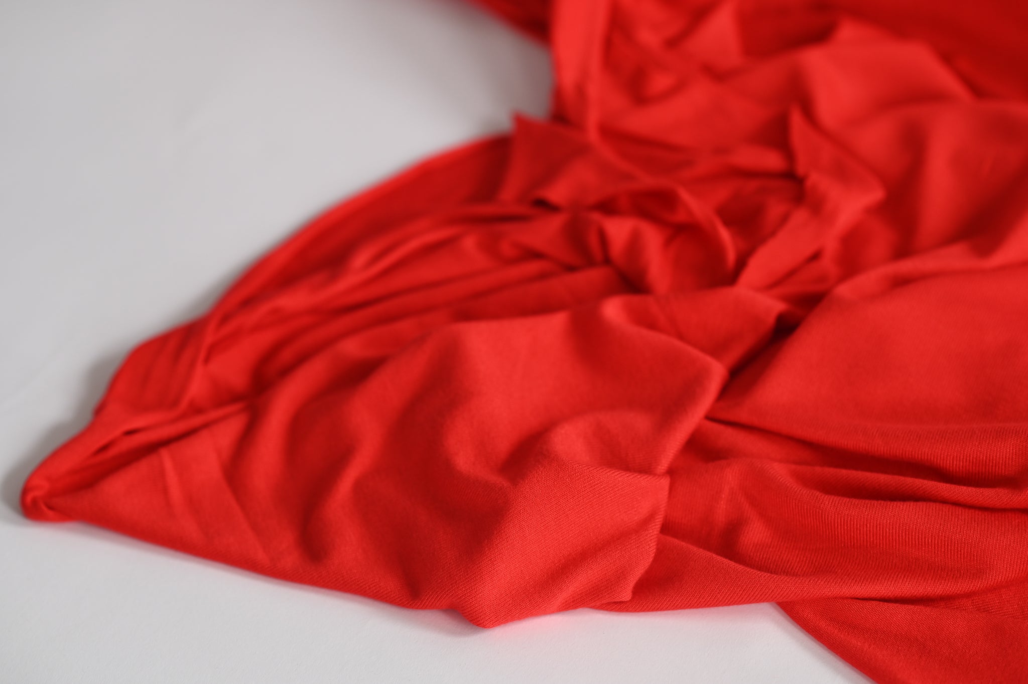 Drapey Confections (Red) - Viscose Jersey