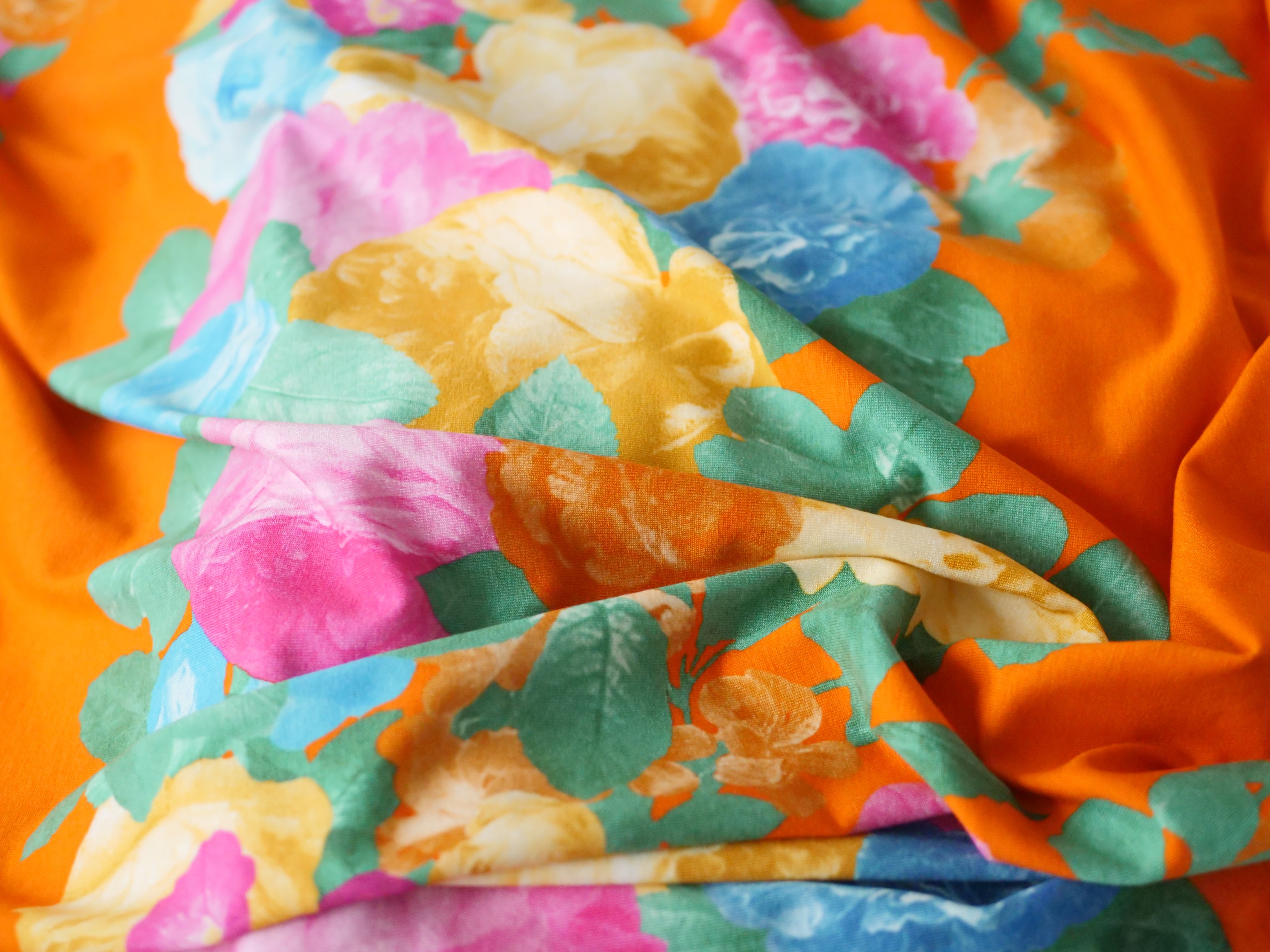 Gai Mattiolo Orange Infusion - Viscose Jersey - Selvedge and Bolts