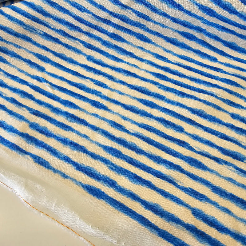 Just A Royal Striped Procession - Linen