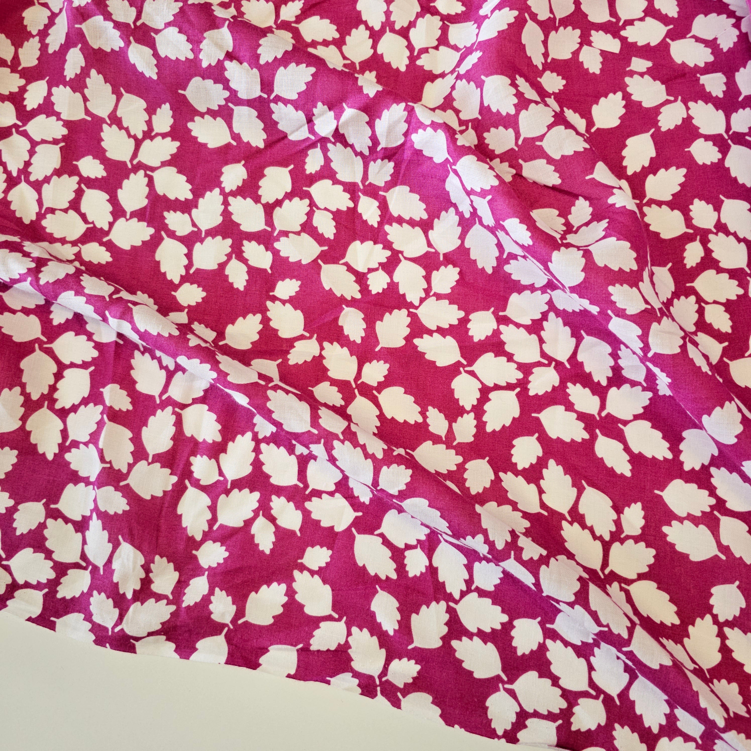 Randomly Placed  (Magenta) - Linen