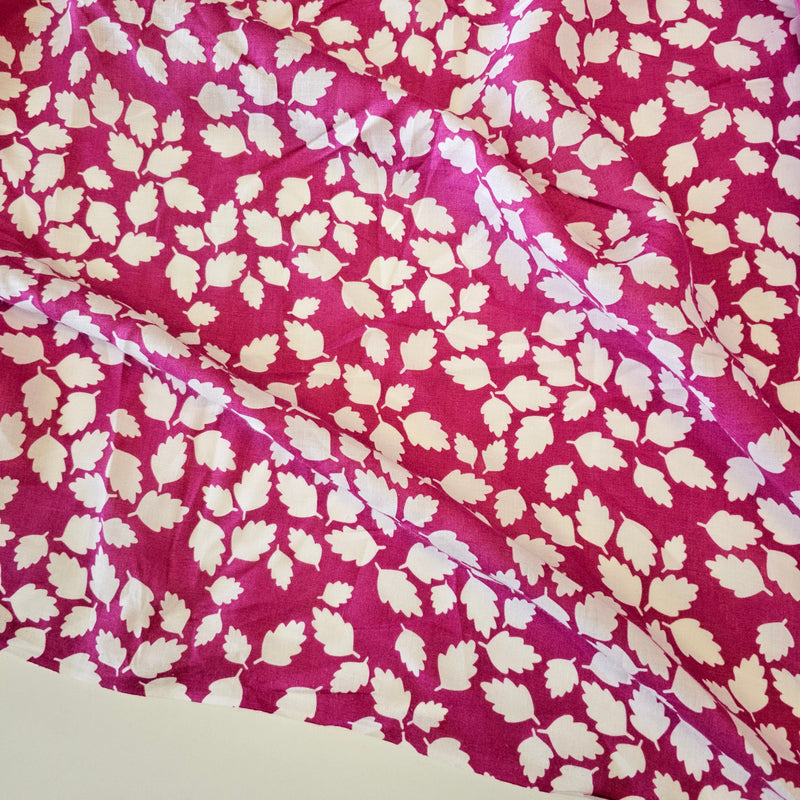 Randomly Placed  (Magenta) - Linen