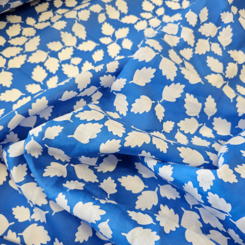 REMNANT - Randomly Placed  (Blue) - Linen - 2.78mts