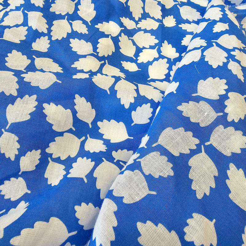 REMNANT - Randomly Placed  (Blue) - Linen - 2.78mts