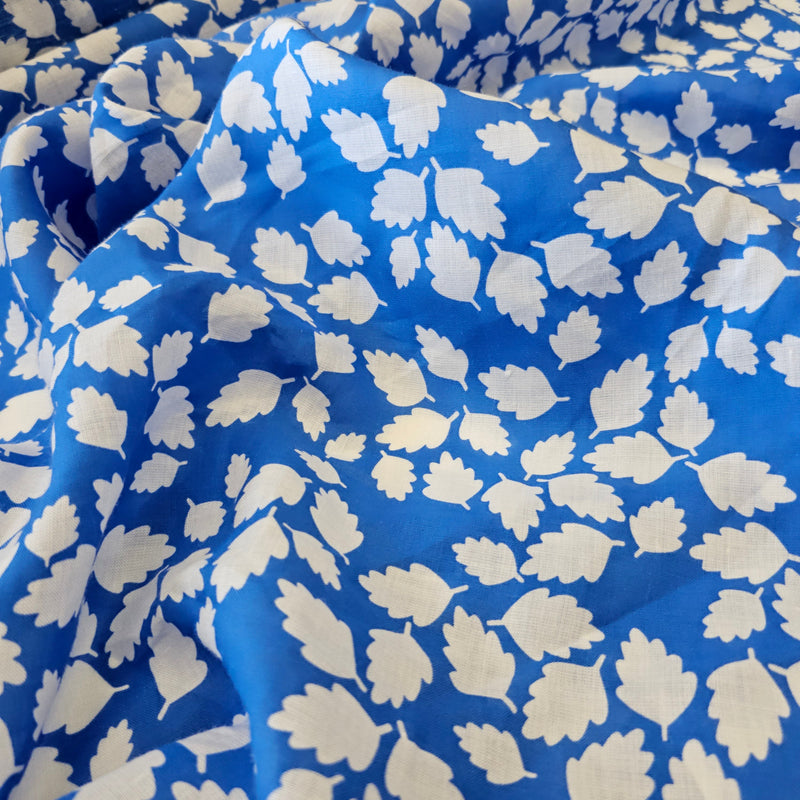 REMNANT - Randomly Placed  (Blue) - Linen - 2.78mts