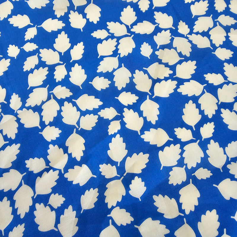 REMNANT - Randomly Placed  (Blue) - Linen - 2.78mts
