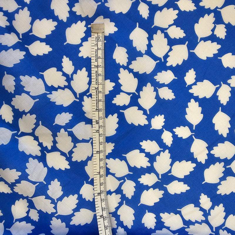REMNANT - Randomly Placed  (Blue) - Linen - 2.78mts