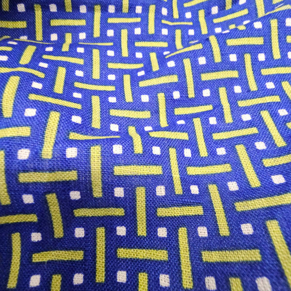 REMNANT - Orderly Presentations (Blue/Green) - Linen - 1.20mts