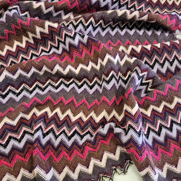 *PRE-ORDER*  Honey, I see pyramids ( Lilac, Fuchsia, Purple, Mauve and Co ) - Cotton, Lurex
