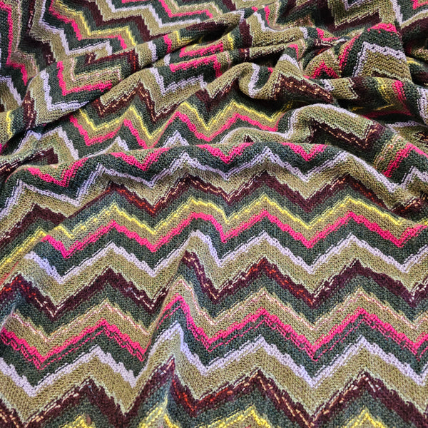 *PRE-ORDER*  Honey, I see pyramids ( Magenta, Green, Yellow and Co ) - LARGE - Wool, Cotton