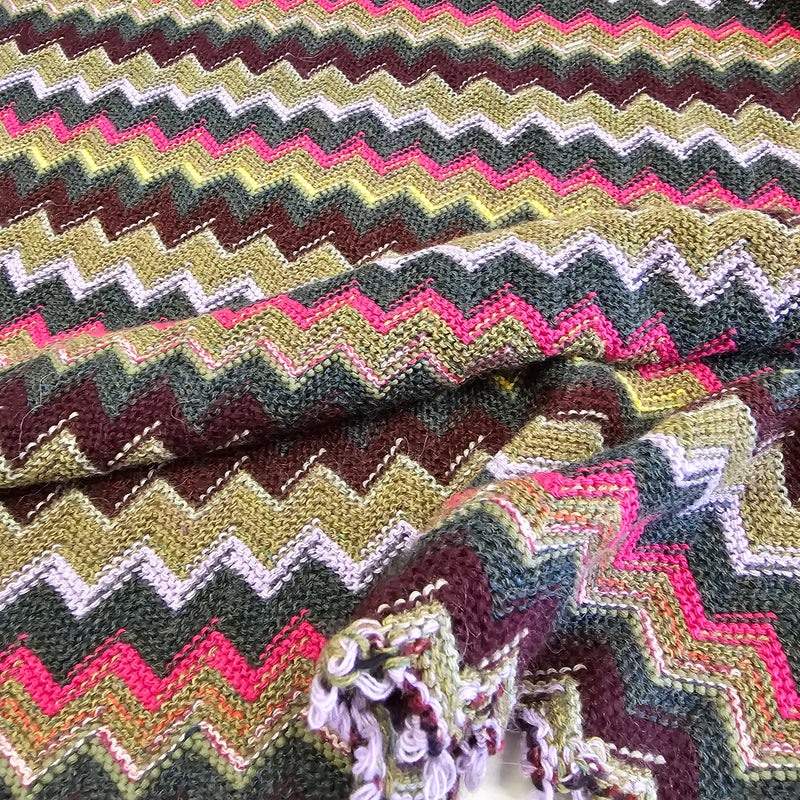 *PRE-ORDER*  Honey, I see pyramids ( Magenta, Green, Yellow and Co ) - SMALL - Wool