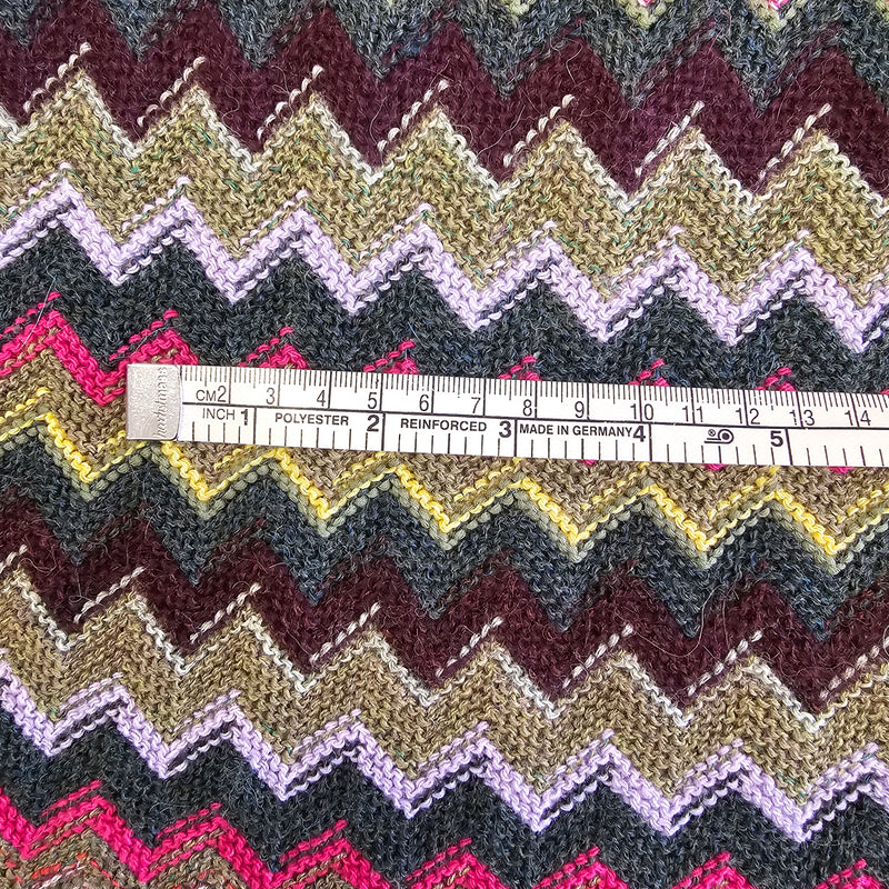 *PRE-ORDER*  Honey, I see pyramids ( Magenta, Green, Yellow and Co ) - SMALL - Wool