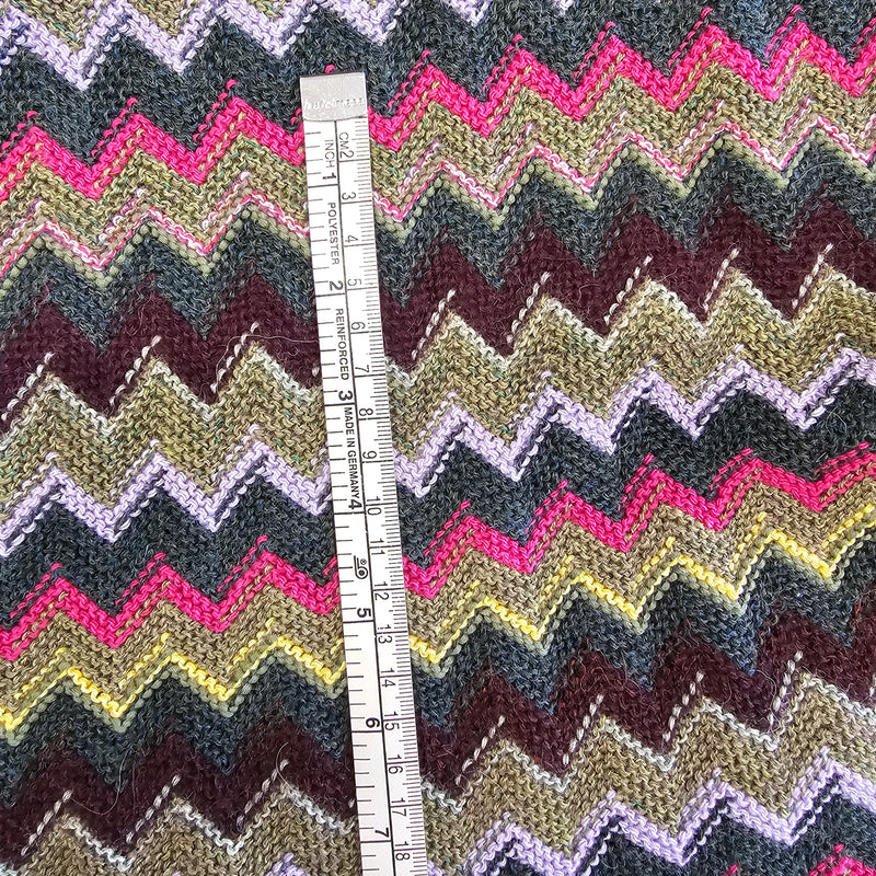 *PRE-ORDER*  Honey, I see pyramids ( Magenta, Green, Yellow and Co ) - SMALL - Wool