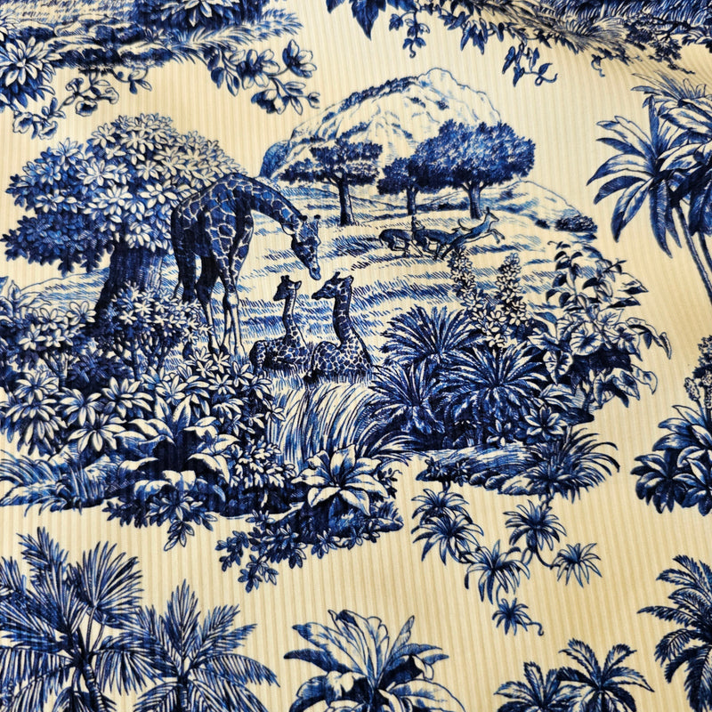 REMNANT -Taking A Promenade Through The Country (Blue)- Silk - 65cm