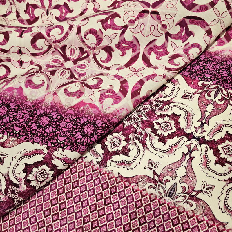 REMNANT -The Tiles Have It- Silk ( 190cm long)