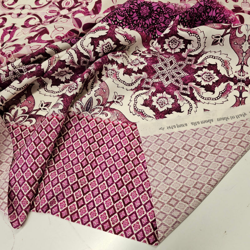 REMNANT -The Tiles Have It- Silk ( 190cm long)