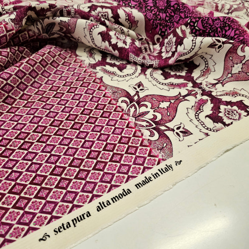 REMNANT -The Tiles Have It- Silk ( 118cm long)