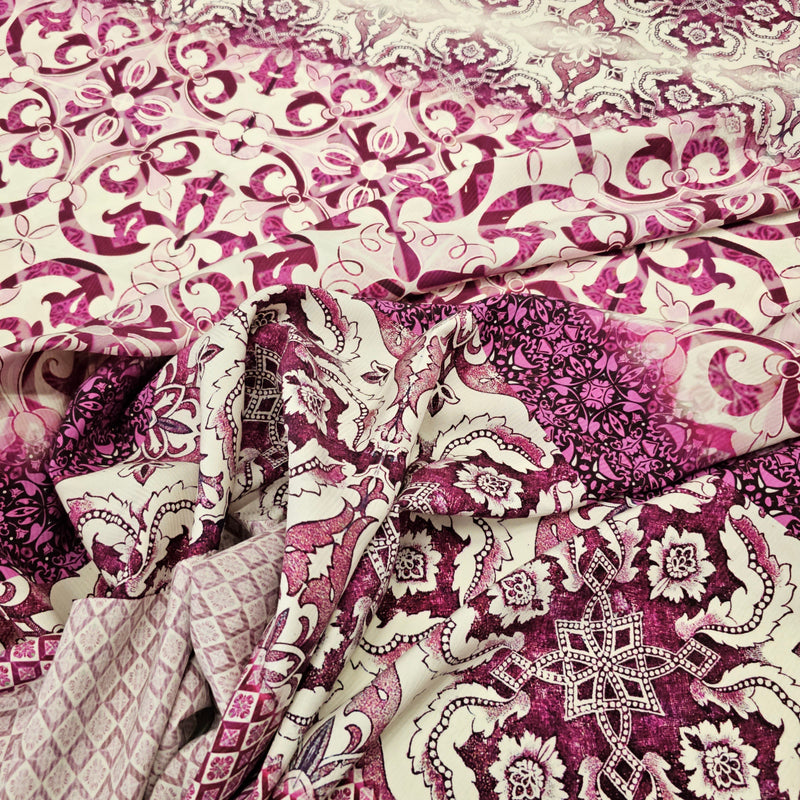 REMNANT -The Tiles Have It- Silk ( 190cm long)