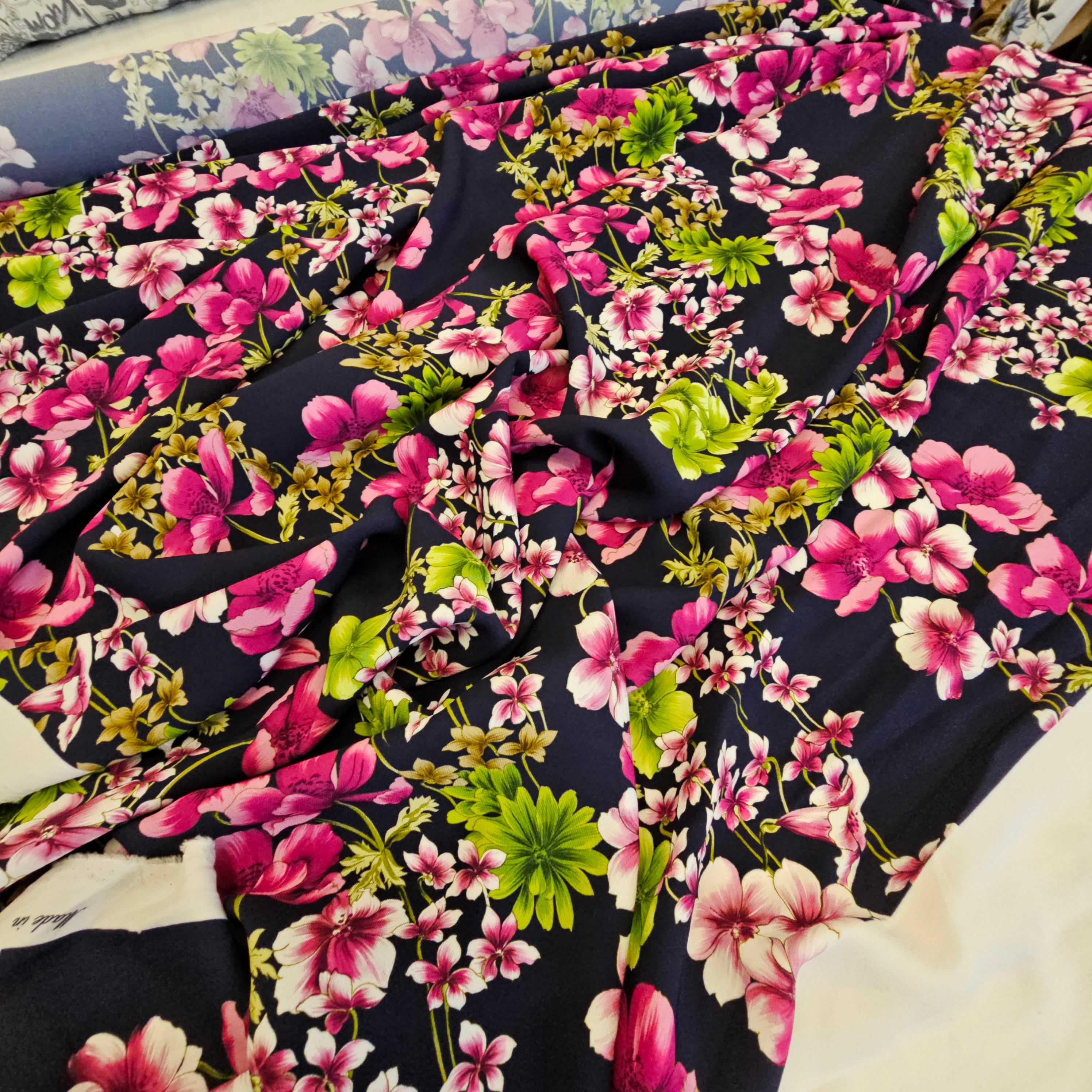 Quick Its The Florals Again - Viscose