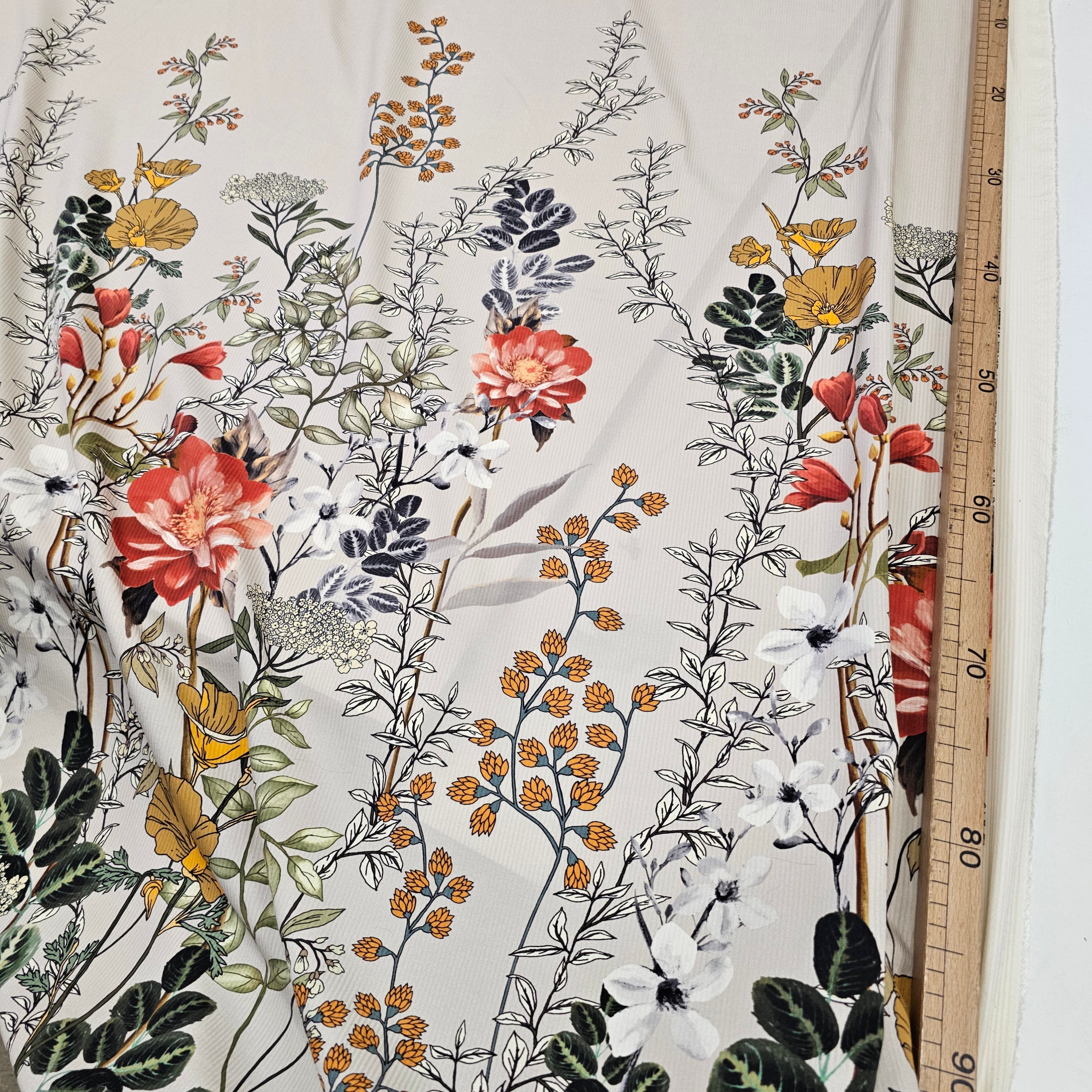 REMNANT - What A Stunning Meadow- Silk Panel (1.20mts)