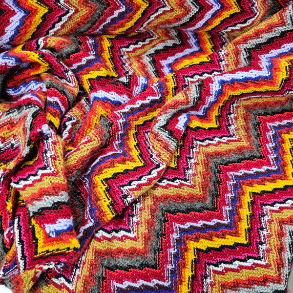 *PRE-ORDER* - Honey I See Pyramids (Magenta,Mustard, Lilac) Large Chevron -  Viscose Mix