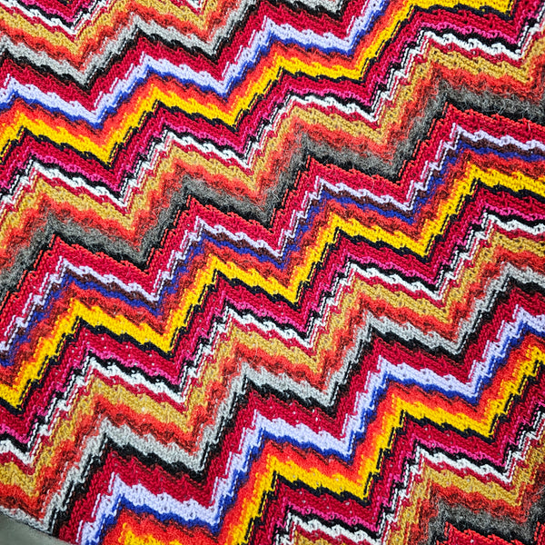 *PRE-ORDER* - Honey I See Pyramids (Magenta,Mustard, Lilac) Large Chevron -  Viscose Mix