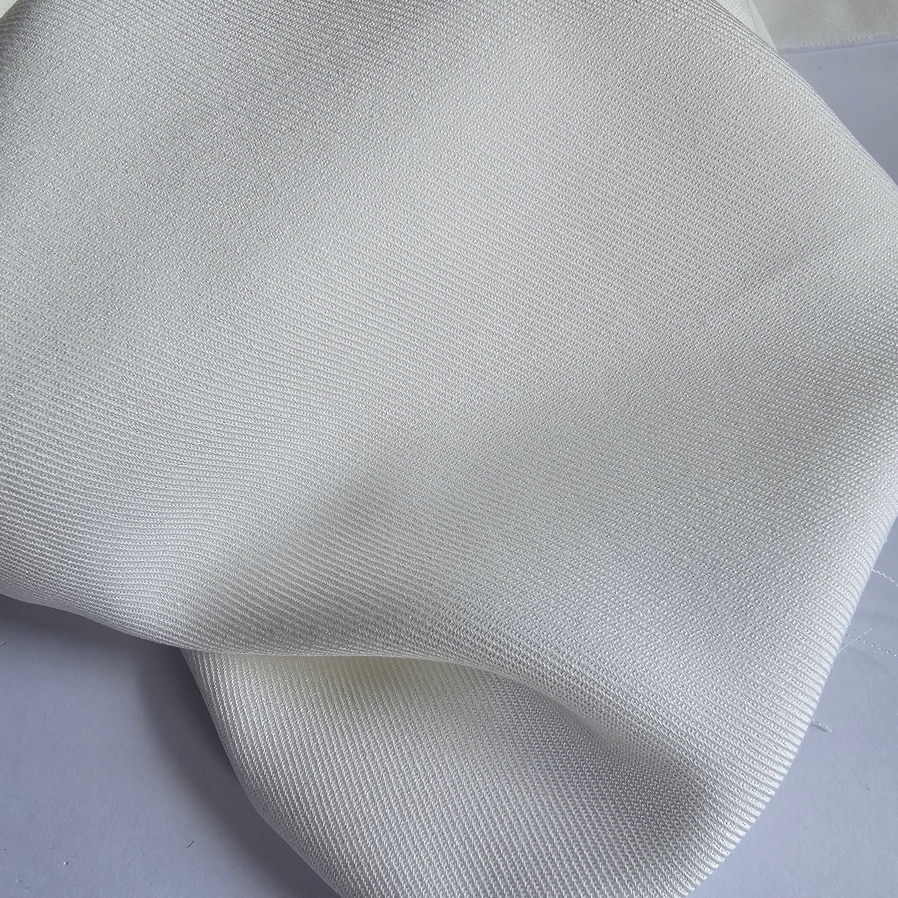 Swimming In A Sea Of White - Viscose Twill