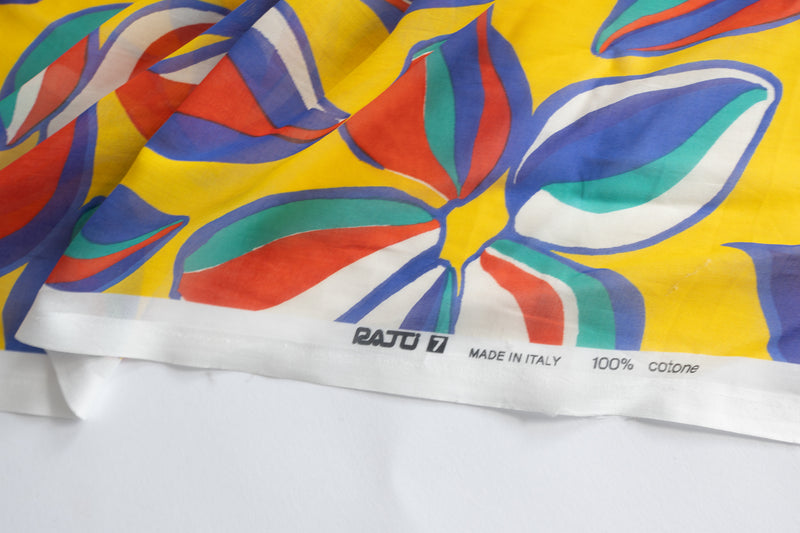 Multi-Coloured Giant Floral Situations - Cotton Batiste