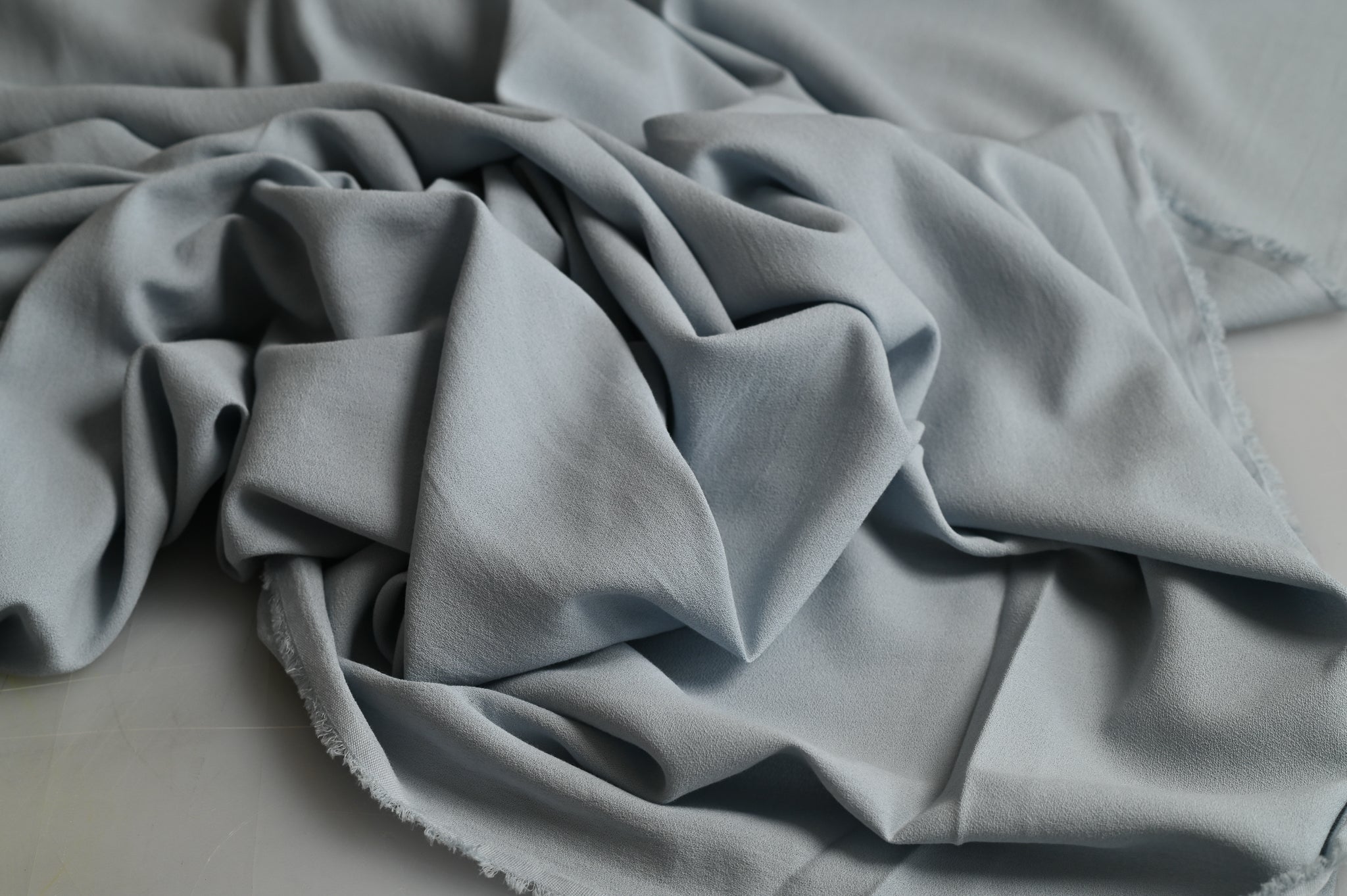 Gentle Waves - Cotton Viscose Crepe de chine