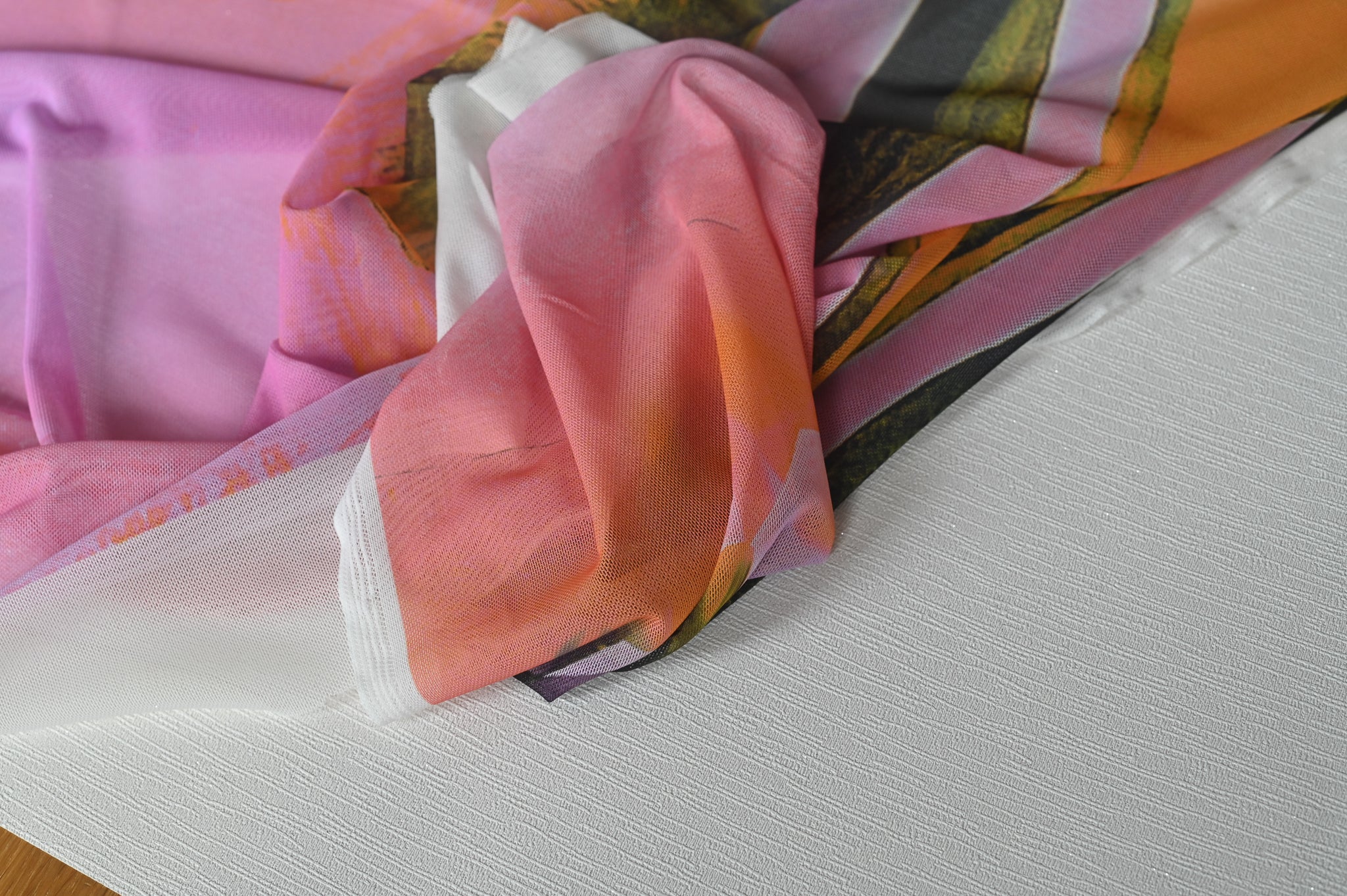 The Beauty Of Pink - Polyester Stretch Mesh