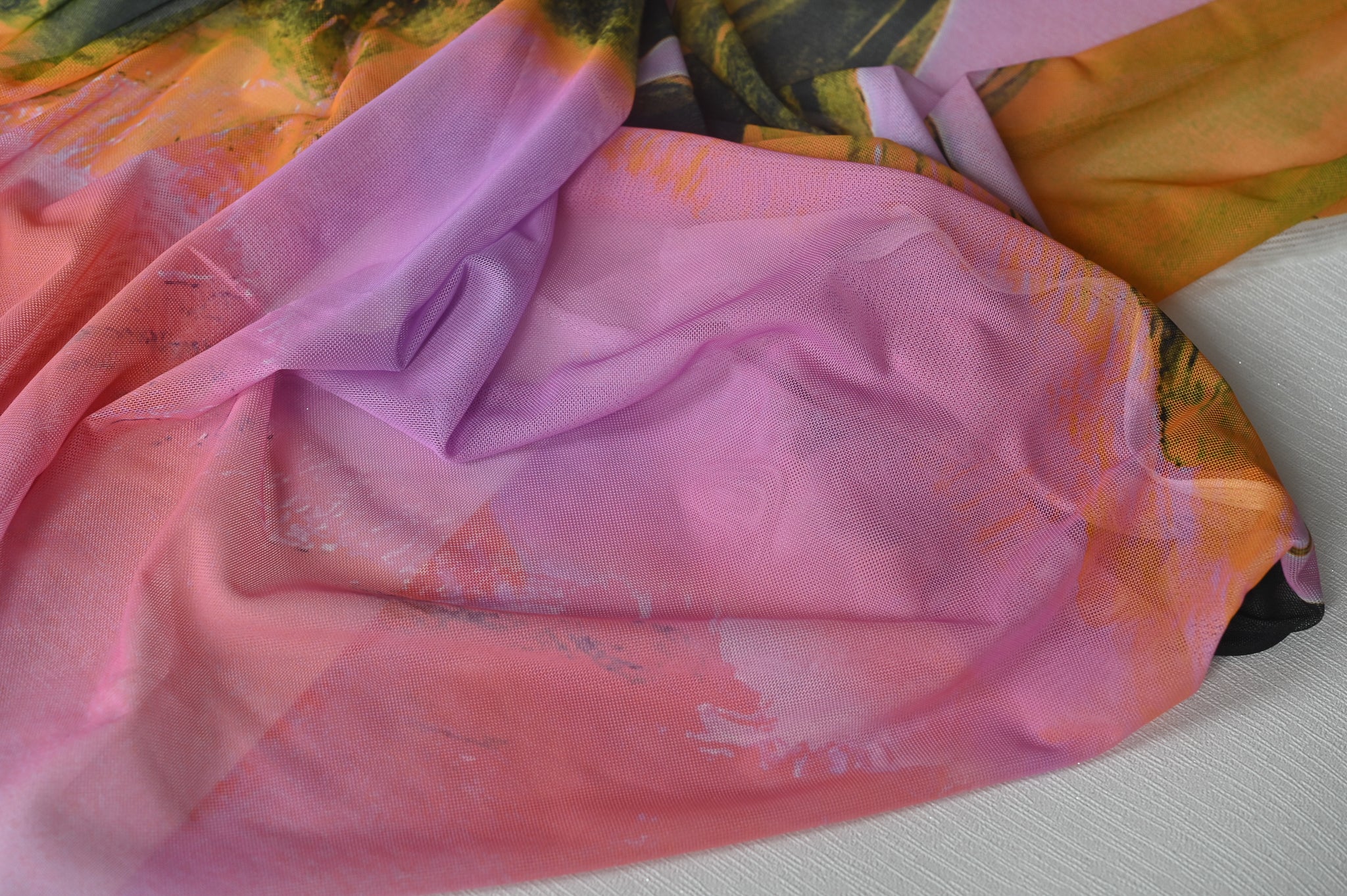 The Beauty Of Pink - Polyester Stretch Mesh