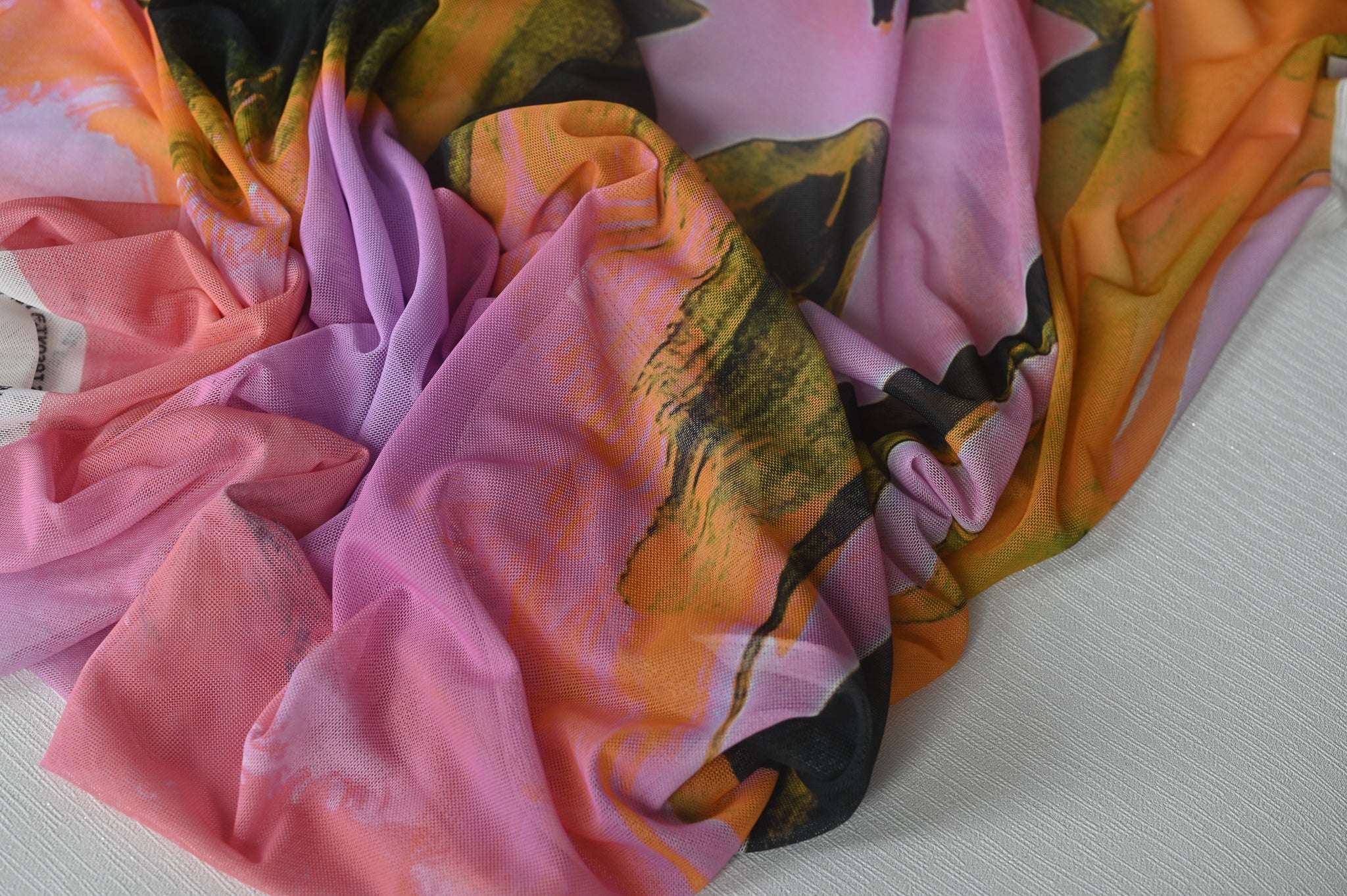 The Beauty Of Pink - Polyester Stretch Mesh