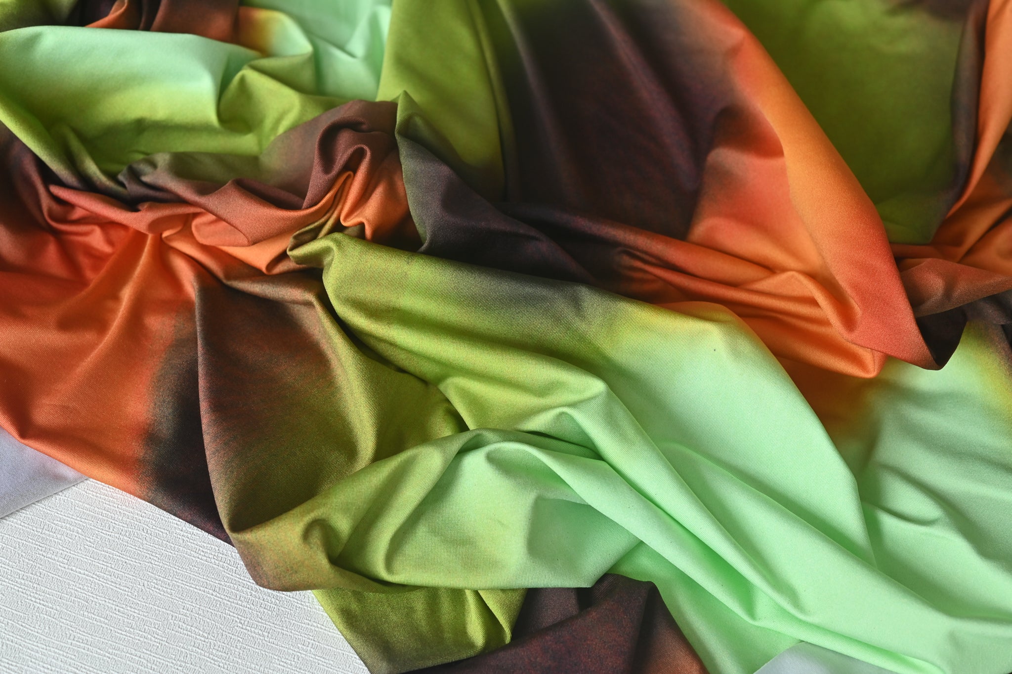 A Hazy Dream (Orange)- Polyamide Jersey