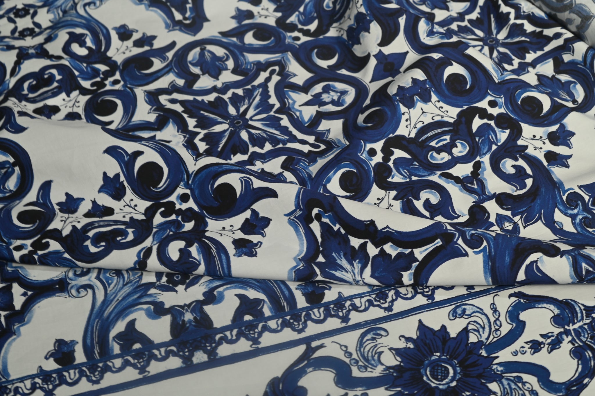 Remnant- Republic of Tiles (Blue) - Cotton (3.5mts at £75)