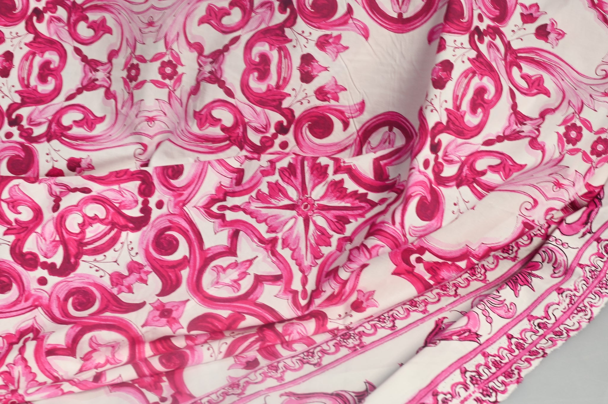 Remnant - Republic of Tiles (Pink) - Cotton (1.70.mts at £38)