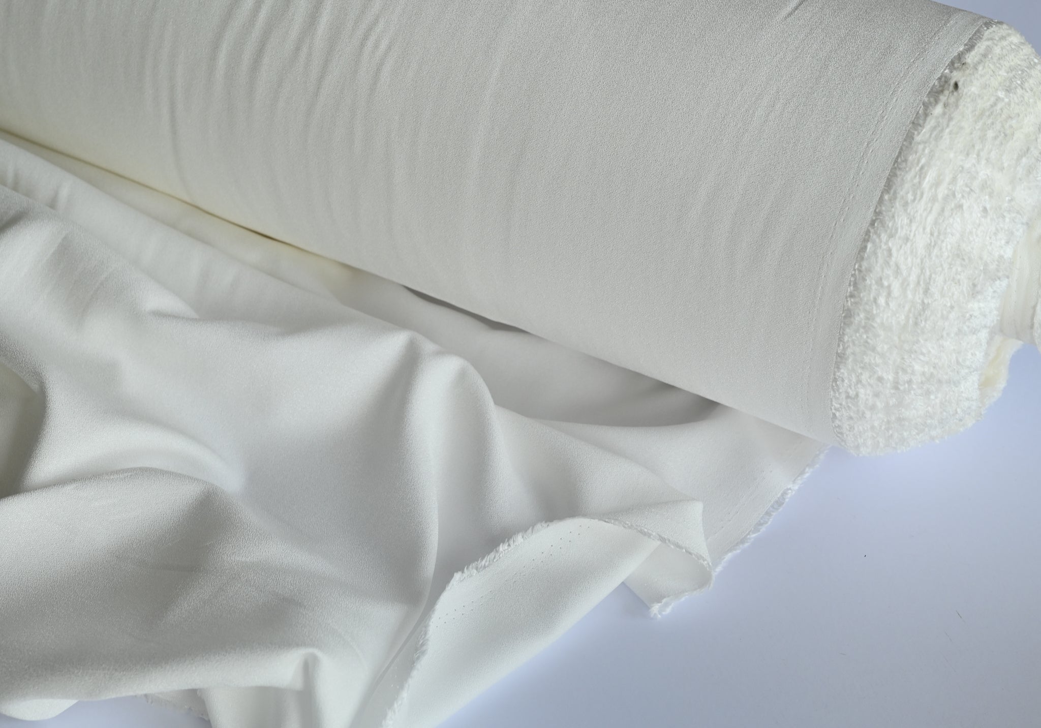 Snow On The Mountain - Viscose Crepe